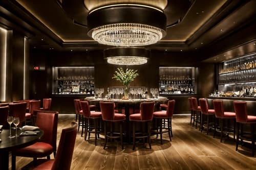 photo from pinterest of luxury-style interior designed (restaurant interior) with restaurant bar and restaurant chairs and restaurant decor and restaurant dining tables and restaurant bar. . . cinematic photo, highly detailed, cinematic lighting, ultra-detailed, ultrarealistic, photorealism, 8k. trending on pinterest. luxury interior design style. masterpiece, cinematic light, ultrarealistic+, photorealistic+, 8k, raw photo, realistic, sharp focus on eyes, (symmetrical eyes), (intact eyes), hyperrealistic, highest quality, best quality, , highly detailed, masterpiece, best quality, extremely detailed 8k wallpaper, masterpiece, best quality, ultra-detailed, best shadow, detailed background, detailed face, detailed eyes, high contrast, best illumination, detailed face, dulux, caustic, dynamic angle, detailed glow. dramatic lighting. highly detailed, insanely detailed hair, symmetrical, intricate details, professionally retouched, 8k high definition. strong bokeh. award winning photo.