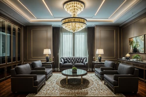 photo from pinterest of luxury-style interior designed (office interior) with desk lamps and cabinets and windows and lounge chairs and seating area with sofa and office desks and plants and office chairs. . . cinematic photo, highly detailed, cinematic lighting, ultra-detailed, ultrarealistic, photorealism, 8k. trending on pinterest. luxury interior design style. masterpiece, cinematic light, ultrarealistic+, photorealistic+, 8k, raw photo, realistic, sharp focus on eyes, (symmetrical eyes), (intact eyes), hyperrealistic, highest quality, best quality, , highly detailed, masterpiece, best quality, extremely detailed 8k wallpaper, masterpiece, best quality, ultra-detailed, best shadow, detailed background, detailed face, detailed eyes, high contrast, best illumination, detailed face, dulux, caustic, dynamic angle, detailed glow. dramatic lighting. highly detailed, insanely detailed hair, symmetrical, intricate details, professionally retouched, 8k high definition. strong bokeh. award winning photo.