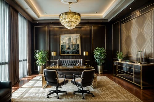 photo from pinterest of luxury-style interior designed (office interior) with desk lamps and cabinets and windows and lounge chairs and seating area with sofa and office desks and plants and office chairs. . . cinematic photo, highly detailed, cinematic lighting, ultra-detailed, ultrarealistic, photorealism, 8k. trending on pinterest. luxury interior design style. masterpiece, cinematic light, ultrarealistic+, photorealistic+, 8k, raw photo, realistic, sharp focus on eyes, (symmetrical eyes), (intact eyes), hyperrealistic, highest quality, best quality, , highly detailed, masterpiece, best quality, extremely detailed 8k wallpaper, masterpiece, best quality, ultra-detailed, best shadow, detailed background, detailed face, detailed eyes, high contrast, best illumination, detailed face, dulux, caustic, dynamic angle, detailed glow. dramatic lighting. highly detailed, insanely detailed hair, symmetrical, intricate details, professionally retouched, 8k high definition. strong bokeh. award winning photo.