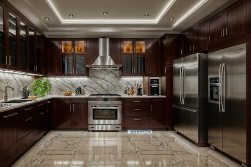 photo from pinterest of luxury-style interior designed (kitchen interior) with plant and refrigerator and kitchen cabinets and worktops and sink and stove and plant. . . cinematic photo, highly detailed, cinematic lighting, ultra-detailed, ultrarealistic, photorealism, 8k. trending on pinterest. luxury interior design style. masterpiece, cinematic light, ultrarealistic+, photorealistic+, 8k, raw photo, realistic, sharp focus on eyes, (symmetrical eyes), (intact eyes), hyperrealistic, highest quality, best quality, , highly detailed, masterpiece, best quality, extremely detailed 8k wallpaper, masterpiece, best quality, ultra-detailed, best shadow, detailed background, detailed face, detailed eyes, high contrast, best illumination, detailed face, dulux, caustic, dynamic angle, detailed glow. dramatic lighting. highly detailed, insanely detailed hair, symmetrical, intricate details, professionally retouched, 8k high definition. strong bokeh. award winning photo.