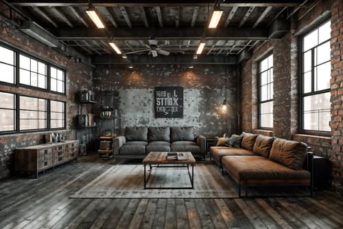 photo from pinterest of industrial-style interior designed (attic interior) . with reclaimed wood and exposed concrete and exposed brick and factory style and raw aesthetic and exposed rafters and metal panels and neutral tones. . cinematic photo, highly detailed, cinematic lighting, ultra-detailed, ultrarealistic, photorealism, 8k. trending on pinterest. industrial interior design style. masterpiece, cinematic light, ultrarealistic+, photorealistic+, 8k, raw photo, realistic, sharp focus on eyes, (symmetrical eyes), (intact eyes), hyperrealistic, highest quality, best quality, , highly detailed, masterpiece, best quality, extremely detailed 8k wallpaper, masterpiece, best quality, ultra-detailed, best shadow, detailed background, detailed face, detailed eyes, high contrast, best illumination, detailed face, dulux, caustic, dynamic angle, detailed glow. dramatic lighting. highly detailed, insanely detailed hair, symmetrical, intricate details, professionally retouched, 8k high definition. strong bokeh. award winning photo.