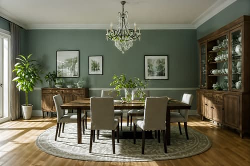 photo from pinterest of eco-friendly-style interior designed (dining room interior) with light or chandelier and table cloth and plates, cutlery and glasses on dining table and painting or photo on wall and bookshelves and vase and plant and dining table. . . cinematic photo, highly detailed, cinematic lighting, ultra-detailed, ultrarealistic, photorealism, 8k. trending on pinterest. eco-friendly interior design style. masterpiece, cinematic light, ultrarealistic+, photorealistic+, 8k, raw photo, realistic, sharp focus on eyes, (symmetrical eyes), (intact eyes), hyperrealistic, highest quality, best quality, , highly detailed, masterpiece, best quality, extremely detailed 8k wallpaper, masterpiece, best quality, ultra-detailed, best shadow, detailed background, detailed face, detailed eyes, high contrast, best illumination, detailed face, dulux, caustic, dynamic angle, detailed glow. dramatic lighting. highly detailed, insanely detailed hair, symmetrical, intricate details, professionally retouched, 8k high definition. strong bokeh. award winning photo.
