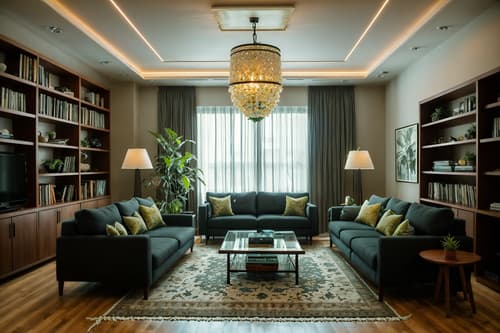 photo from pinterest of eco-friendly-style interior designed (living room interior) with plant and televisions and coffee tables and occasional tables and chairs and electric lamps and bookshelves and rug. . . cinematic photo, highly detailed, cinematic lighting, ultra-detailed, ultrarealistic, photorealism, 8k. trending on pinterest. eco-friendly interior design style. masterpiece, cinematic light, ultrarealistic+, photorealistic+, 8k, raw photo, realistic, sharp focus on eyes, (symmetrical eyes), (intact eyes), hyperrealistic, highest quality, best quality, , highly detailed, masterpiece, best quality, extremely detailed 8k wallpaper, masterpiece, best quality, ultra-detailed, best shadow, detailed background, detailed face, detailed eyes, high contrast, best illumination, detailed face, dulux, caustic, dynamic angle, detailed glow. dramatic lighting. highly detailed, insanely detailed hair, symmetrical, intricate details, professionally retouched, 8k high definition. strong bokeh. award winning photo.