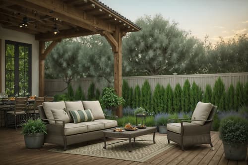 photo from pinterest of french-style designed (outdoor patio ) with grass and patio couch with pillows and barbeque or grill and deck with deck chairs and plant and grass. . . cinematic photo, highly detailed, cinematic lighting, ultra-detailed, ultrarealistic, photorealism, 8k. trending on pinterest. french design style. masterpiece, cinematic light, ultrarealistic+, photorealistic+, 8k, raw photo, realistic, sharp focus on eyes, (symmetrical eyes), (intact eyes), hyperrealistic, highest quality, best quality, , highly detailed, masterpiece, best quality, extremely detailed 8k wallpaper, masterpiece, best quality, ultra-detailed, best shadow, detailed background, detailed face, detailed eyes, high contrast, best illumination, detailed face, dulux, caustic, dynamic angle, detailed glow. dramatic lighting. highly detailed, insanely detailed hair, symmetrical, intricate details, professionally retouched, 8k high definition. strong bokeh. award winning photo.