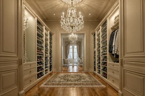 photo from pinterest of french-style interior designed (walk in closet interior) . . cinematic photo, highly detailed, cinematic lighting, ultra-detailed, ultrarealistic, photorealism, 8k. trending on pinterest. french interior design style. masterpiece, cinematic light, ultrarealistic+, photorealistic+, 8k, raw photo, realistic, sharp focus on eyes, (symmetrical eyes), (intact eyes), hyperrealistic, highest quality, best quality, , highly detailed, masterpiece, best quality, extremely detailed 8k wallpaper, masterpiece, best quality, ultra-detailed, best shadow, detailed background, detailed face, detailed eyes, high contrast, best illumination, detailed face, dulux, caustic, dynamic angle, detailed glow. dramatic lighting. highly detailed, insanely detailed hair, symmetrical, intricate details, professionally retouched, 8k high definition. strong bokeh. award winning photo.