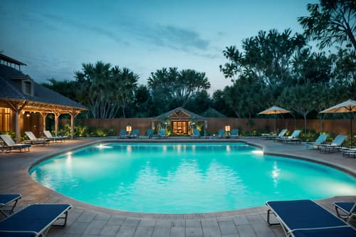photo from pinterest of french-style designed (outdoor pool area ) with pool lounge chairs and pool lights and pool and pool lounge chairs. . . cinematic photo, highly detailed, cinematic lighting, ultra-detailed, ultrarealistic, photorealism, 8k. trending on pinterest. french design style. masterpiece, cinematic light, ultrarealistic+, photorealistic+, 8k, raw photo, realistic, sharp focus on eyes, (symmetrical eyes), (intact eyes), hyperrealistic, highest quality, best quality, , highly detailed, masterpiece, best quality, extremely detailed 8k wallpaper, masterpiece, best quality, ultra-detailed, best shadow, detailed background, detailed face, detailed eyes, high contrast, best illumination, detailed face, dulux, caustic, dynamic angle, detailed glow. dramatic lighting. highly detailed, insanely detailed hair, symmetrical, intricate details, professionally retouched, 8k high definition. strong bokeh. award winning photo.