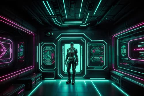 photo from pinterest of cyberpunk-style interior designed (clothing store interior) . with futuristic cybernetic city and synthetic objects and led lights and surrealist paintings and black lights and futuristic cybernetic details and minimalist and clean straight square lines. . cinematic photo, highly detailed, cinematic lighting, ultra-detailed, ultrarealistic, photorealism, 8k. trending on pinterest. cyberpunk interior design style. masterpiece, cinematic light, ultrarealistic+, photorealistic+, 8k, raw photo, realistic, sharp focus on eyes, (symmetrical eyes), (intact eyes), hyperrealistic, highest quality, best quality, , highly detailed, masterpiece, best quality, extremely detailed 8k wallpaper, masterpiece, best quality, ultra-detailed, best shadow, detailed background, detailed face, detailed eyes, high contrast, best illumination, detailed face, dulux, caustic, dynamic angle, detailed glow. dramatic lighting. highly detailed, insanely detailed hair, symmetrical, intricate details, professionally retouched, 8k high definition. strong bokeh. award winning photo.