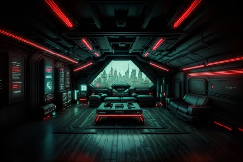 photo from pinterest of cyberpunk-style interior designed (attic interior) . with strong geometric walls and synthetic objects and minimalist and bladerunner style and military uniforms and gear and dark night and color lights glow and clean straight square lines. . cinematic photo, highly detailed, cinematic lighting, ultra-detailed, ultrarealistic, photorealism, 8k. trending on pinterest. cyberpunk interior design style. masterpiece, cinematic light, ultrarealistic+, photorealistic+, 8k, raw photo, realistic, sharp focus on eyes, (symmetrical eyes), (intact eyes), hyperrealistic, highest quality, best quality, , highly detailed, masterpiece, best quality, extremely detailed 8k wallpaper, masterpiece, best quality, ultra-detailed, best shadow, detailed background, detailed face, detailed eyes, high contrast, best illumination, detailed face, dulux, caustic, dynamic angle, detailed glow. dramatic lighting. highly detailed, insanely detailed hair, symmetrical, intricate details, professionally retouched, 8k high definition. strong bokeh. award winning photo.