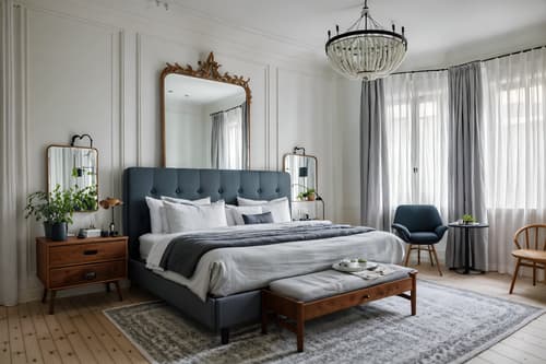 photo from pinterest of scandinavian-style interior designed (hotel room interior) with hotel bathroom and bed and headboard and mirror and bedside table or night stand and plant and storage bench or ottoman and dresser closet. . with . . cinematic photo, highly detailed, cinematic lighting, ultra-detailed, ultrarealistic, photorealism, 8k. trending on pinterest. scandinavian interior design style. masterpiece, cinematic light, ultrarealistic+, photorealistic+, 8k, raw photo, realistic, sharp focus on eyes, (symmetrical eyes), (intact eyes), hyperrealistic, highest quality, best quality, , highly detailed, masterpiece, best quality, extremely detailed 8k wallpaper, masterpiece, best quality, ultra-detailed, best shadow, detailed background, detailed face, detailed eyes, high contrast, best illumination, detailed face, dulux, caustic, dynamic angle, detailed glow. dramatic lighting. highly detailed, insanely detailed hair, symmetrical, intricate details, professionally retouched, 8k high definition. strong bokeh. award winning photo.