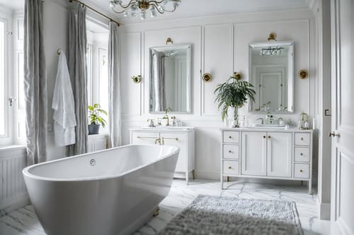 photo from pinterest of scandinavian-style interior designed (hotel bathroom interior) with plant and bathtub and bathroom sink with faucet and shower and toilet seat and bathroom cabinet and mirror and bath towel. . with . . cinematic photo, highly detailed, cinematic lighting, ultra-detailed, ultrarealistic, photorealism, 8k. trending on pinterest. scandinavian interior design style. masterpiece, cinematic light, ultrarealistic+, photorealistic+, 8k, raw photo, realistic, sharp focus on eyes, (symmetrical eyes), (intact eyes), hyperrealistic, highest quality, best quality, , highly detailed, masterpiece, best quality, extremely detailed 8k wallpaper, masterpiece, best quality, ultra-detailed, best shadow, detailed background, detailed face, detailed eyes, high contrast, best illumination, detailed face, dulux, caustic, dynamic angle, detailed glow. dramatic lighting. highly detailed, insanely detailed hair, symmetrical, intricate details, professionally retouched, 8k high definition. strong bokeh. award winning photo.