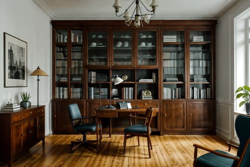 photo from pinterest of scandinavian-style interior designed (study room interior) with cabinets and office chair and plant and writing desk and desk lamp and bookshelves and lounge chair and cabinets. . with . . cinematic photo, highly detailed, cinematic lighting, ultra-detailed, ultrarealistic, photorealism, 8k. trending on pinterest. scandinavian interior design style. masterpiece, cinematic light, ultrarealistic+, photorealistic+, 8k, raw photo, realistic, sharp focus on eyes, (symmetrical eyes), (intact eyes), hyperrealistic, highest quality, best quality, , highly detailed, masterpiece, best quality, extremely detailed 8k wallpaper, masterpiece, best quality, ultra-detailed, best shadow, detailed background, detailed face, detailed eyes, high contrast, best illumination, detailed face, dulux, caustic, dynamic angle, detailed glow. dramatic lighting. highly detailed, insanely detailed hair, symmetrical, intricate details, professionally retouched, 8k high definition. strong bokeh. award winning photo.