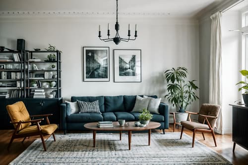 photo from pinterest of scandinavian-style interior designed (living room interior) with chairs and plant and rug and bookshelves and furniture and sofa and televisions and occasional tables. . with . . cinematic photo, highly detailed, cinematic lighting, ultra-detailed, ultrarealistic, photorealism, 8k. trending on pinterest. scandinavian interior design style. masterpiece, cinematic light, ultrarealistic+, photorealistic+, 8k, raw photo, realistic, sharp focus on eyes, (symmetrical eyes), (intact eyes), hyperrealistic, highest quality, best quality, , highly detailed, masterpiece, best quality, extremely detailed 8k wallpaper, masterpiece, best quality, ultra-detailed, best shadow, detailed background, detailed face, detailed eyes, high contrast, best illumination, detailed face, dulux, caustic, dynamic angle, detailed glow. dramatic lighting. highly detailed, insanely detailed hair, symmetrical, intricate details, professionally retouched, 8k high definition. strong bokeh. award winning photo.