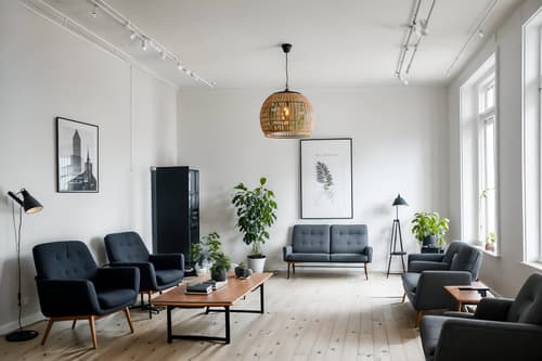 photo from pinterest of scandinavian-style interior designed (coworking space interior) with lounge chairs and office desks and seating area with sofa and office chairs and lounge chairs. . with . . cinematic photo, highly detailed, cinematic lighting, ultra-detailed, ultrarealistic, photorealism, 8k. trending on pinterest. scandinavian interior design style. masterpiece, cinematic light, ultrarealistic+, photorealistic+, 8k, raw photo, realistic, sharp focus on eyes, (symmetrical eyes), (intact eyes), hyperrealistic, highest quality, best quality, , highly detailed, masterpiece, best quality, extremely detailed 8k wallpaper, masterpiece, best quality, ultra-detailed, best shadow, detailed background, detailed face, detailed eyes, high contrast, best illumination, detailed face, dulux, caustic, dynamic angle, detailed glow. dramatic lighting. highly detailed, insanely detailed hair, symmetrical, intricate details, professionally retouched, 8k high definition. strong bokeh. award winning photo.
