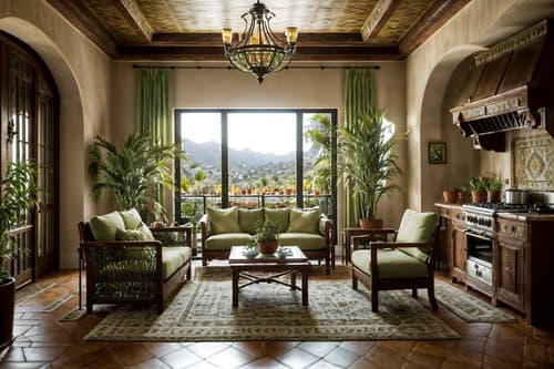 photo from pinterest of mediterranean-style interior designed (kitchen living combo interior) with furniture and chairs and rug and plant and plant and kitchen cabinets and coffee tables and sofa. . . cinematic photo, highly detailed, cinematic lighting, ultra-detailed, ultrarealistic, photorealism, 8k. trending on pinterest. mediterranean interior design style. masterpiece, cinematic light, ultrarealistic+, photorealistic+, 8k, raw photo, realistic, sharp focus on eyes, (symmetrical eyes), (intact eyes), hyperrealistic, highest quality, best quality, , highly detailed, masterpiece, best quality, extremely detailed 8k wallpaper, masterpiece, best quality, ultra-detailed, best shadow, detailed background, detailed face, detailed eyes, high contrast, best illumination, detailed face, dulux, caustic, dynamic angle, detailed glow. dramatic lighting. highly detailed, insanely detailed hair, symmetrical, intricate details, professionally retouched, 8k high definition. strong bokeh. award winning photo.