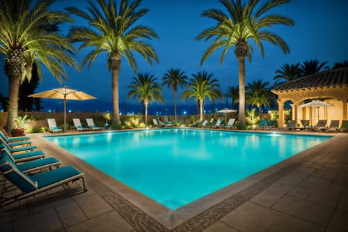 photo from pinterest of mediterranean-style designed (outdoor pool area ) with pool lights and pool and pool lounge chairs and pool lights. . . cinematic photo, highly detailed, cinematic lighting, ultra-detailed, ultrarealistic, photorealism, 8k. trending on pinterest. mediterranean design style. masterpiece, cinematic light, ultrarealistic+, photorealistic+, 8k, raw photo, realistic, sharp focus on eyes, (symmetrical eyes), (intact eyes), hyperrealistic, highest quality, best quality, , highly detailed, masterpiece, best quality, extremely detailed 8k wallpaper, masterpiece, best quality, ultra-detailed, best shadow, detailed background, detailed face, detailed eyes, high contrast, best illumination, detailed face, dulux, caustic, dynamic angle, detailed glow. dramatic lighting. highly detailed, insanely detailed hair, symmetrical, intricate details, professionally retouched, 8k high definition. strong bokeh. award winning photo.