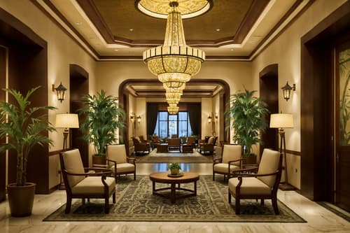 photo from pinterest of mediterranean-style interior designed (hotel lobby interior) with furniture and hanging lamps and plant and check in desk and rug and sofas and coffee tables and lounge chairs. . . cinematic photo, highly detailed, cinematic lighting, ultra-detailed, ultrarealistic, photorealism, 8k. trending on pinterest. mediterranean interior design style. masterpiece, cinematic light, ultrarealistic+, photorealistic+, 8k, raw photo, realistic, sharp focus on eyes, (symmetrical eyes), (intact eyes), hyperrealistic, highest quality, best quality, , highly detailed, masterpiece, best quality, extremely detailed 8k wallpaper, masterpiece, best quality, ultra-detailed, best shadow, detailed background, detailed face, detailed eyes, high contrast, best illumination, detailed face, dulux, caustic, dynamic angle, detailed glow. dramatic lighting. highly detailed, insanely detailed hair, symmetrical, intricate details, professionally retouched, 8k high definition. strong bokeh. award winning photo.