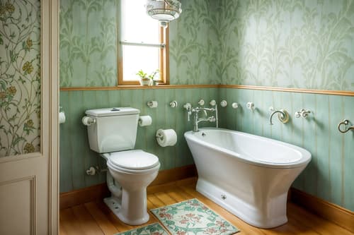 photo from pinterest of art nouveau-style interior designed (toilet interior) with sink with tap and toilet paper hanger and toilet with toilet seat up and sink with tap. . with asymmetrical shapes and ashy colors and curving, plant-like embellishments and wallpaper patterns of feathers and japanese motifs and stained glass and curved glass and wallpaper pattners of spider webs. . cinematic photo, highly detailed, cinematic lighting, ultra-detailed, ultrarealistic, photorealism, 8k. trending on pinterest. art nouveau interior design style. masterpiece, cinematic light, ultrarealistic+, photorealistic+, 8k, raw photo, realistic, sharp focus on eyes, (symmetrical eyes), (intact eyes), hyperrealistic, highest quality, best quality, , highly detailed, masterpiece, best quality, extremely detailed 8k wallpaper, masterpiece, best quality, ultra-detailed, best shadow, detailed background, detailed face, detailed eyes, high contrast, best illumination, detailed face, dulux, caustic, dynamic angle, detailed glow. dramatic lighting. highly detailed, insanely detailed hair, symmetrical, intricate details, professionally retouched, 8k high definition. strong bokeh. award winning photo.
