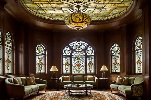 photo from pinterest of art nouveau-style interior designed (hotel lobby interior) with plant and sofas and hanging lamps and furniture and lounge chairs and coffee tables and rug and check in desk. . with soft, rounded lines and stained glass and asymmetrical shapes and wallpaper pattners of spider webs and wallpaper patterns of feathers and natural materials and mosaics and arches and curved forms. . cinematic photo, highly detailed, cinematic lighting, ultra-detailed, ultrarealistic, photorealism, 8k. trending on pinterest. art nouveau interior design style. masterpiece, cinematic light, ultrarealistic+, photorealistic+, 8k, raw photo, realistic, sharp focus on eyes, (symmetrical eyes), (intact eyes), hyperrealistic, highest quality, best quality, , highly detailed, masterpiece, best quality, extremely detailed 8k wallpaper, masterpiece, best quality, ultra-detailed, best shadow, detailed background, detailed face, detailed eyes, high contrast, best illumination, detailed face, dulux, caustic, dynamic angle, detailed glow. dramatic lighting. highly detailed, insanely detailed hair, symmetrical, intricate details, professionally retouched, 8k high definition. strong bokeh. award winning photo.