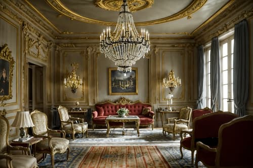 photo from pinterest of french country-style interior designed (exhibition space interior) . with . . cinematic photo, highly detailed, cinematic lighting, ultra-detailed, ultrarealistic, photorealism, 8k. trending on pinterest. french country interior design style. masterpiece, cinematic light, ultrarealistic+, photorealistic+, 8k, raw photo, realistic, sharp focus on eyes, (symmetrical eyes), (intact eyes), hyperrealistic, highest quality, best quality, , highly detailed, masterpiece, best quality, extremely detailed 8k wallpaper, masterpiece, best quality, ultra-detailed, best shadow, detailed background, detailed face, detailed eyes, high contrast, best illumination, detailed face, dulux, caustic, dynamic angle, detailed glow. dramatic lighting. highly detailed, insanely detailed hair, symmetrical, intricate details, professionally retouched, 8k high definition. strong bokeh. award winning photo.