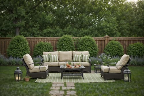 photo from pinterest of french country-style designed (outdoor patio ) with grass and barbeque or grill and deck with deck chairs and plant and patio couch with pillows and grass. . with . . cinematic photo, highly detailed, cinematic lighting, ultra-detailed, ultrarealistic, photorealism, 8k. trending on pinterest. french country design style. masterpiece, cinematic light, ultrarealistic+, photorealistic+, 8k, raw photo, realistic, sharp focus on eyes, (symmetrical eyes), (intact eyes), hyperrealistic, highest quality, best quality, , highly detailed, masterpiece, best quality, extremely detailed 8k wallpaper, masterpiece, best quality, ultra-detailed, best shadow, detailed background, detailed face, detailed eyes, high contrast, best illumination, detailed face, dulux, caustic, dynamic angle, detailed glow. dramatic lighting. highly detailed, insanely detailed hair, symmetrical, intricate details, professionally retouched, 8k high definition. strong bokeh. award winning photo.