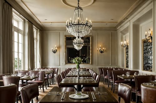 photo from pinterest of french country-style interior designed (restaurant interior) with restaurant chairs and restaurant decor and restaurant dining tables and restaurant bar and restaurant chairs. . with . . cinematic photo, highly detailed, cinematic lighting, ultra-detailed, ultrarealistic, photorealism, 8k. trending on pinterest. french country interior design style. masterpiece, cinematic light, ultrarealistic+, photorealistic+, 8k, raw photo, realistic, sharp focus on eyes, (symmetrical eyes), (intact eyes), hyperrealistic, highest quality, best quality, , highly detailed, masterpiece, best quality, extremely detailed 8k wallpaper, masterpiece, best quality, ultra-detailed, best shadow, detailed background, detailed face, detailed eyes, high contrast, best illumination, detailed face, dulux, caustic, dynamic angle, detailed glow. dramatic lighting. highly detailed, insanely detailed hair, symmetrical, intricate details, professionally retouched, 8k high definition. strong bokeh. award winning photo.