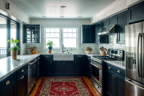 photo from pinterest of nautical-style interior designed (kitchen interior) with refrigerator and sink and plant and kitchen cabinets and worktops and stove and refrigerator. . . cinematic photo, highly detailed, cinematic lighting, ultra-detailed, ultrarealistic, photorealism, 8k. trending on pinterest. nautical interior design style. masterpiece, cinematic light, ultrarealistic+, photorealistic+, 8k, raw photo, realistic, sharp focus on eyes, (symmetrical eyes), (intact eyes), hyperrealistic, highest quality, best quality, , highly detailed, masterpiece, best quality, extremely detailed 8k wallpaper, masterpiece, best quality, ultra-detailed, best shadow, detailed background, detailed face, detailed eyes, high contrast, best illumination, detailed face, dulux, caustic, dynamic angle, detailed glow. dramatic lighting. highly detailed, insanely detailed hair, symmetrical, intricate details, professionally retouched, 8k high definition. strong bokeh. award winning photo.