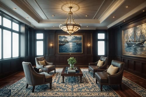 photo from pinterest of nautical-style interior designed (exhibition space interior) . . cinematic photo, highly detailed, cinematic lighting, ultra-detailed, ultrarealistic, photorealism, 8k. trending on pinterest. nautical interior design style. masterpiece, cinematic light, ultrarealistic+, photorealistic+, 8k, raw photo, realistic, sharp focus on eyes, (symmetrical eyes), (intact eyes), hyperrealistic, highest quality, best quality, , highly detailed, masterpiece, best quality, extremely detailed 8k wallpaper, masterpiece, best quality, ultra-detailed, best shadow, detailed background, detailed face, detailed eyes, high contrast, best illumination, detailed face, dulux, caustic, dynamic angle, detailed glow. dramatic lighting. highly detailed, insanely detailed hair, symmetrical, intricate details, professionally retouched, 8k high definition. strong bokeh. award winning photo.