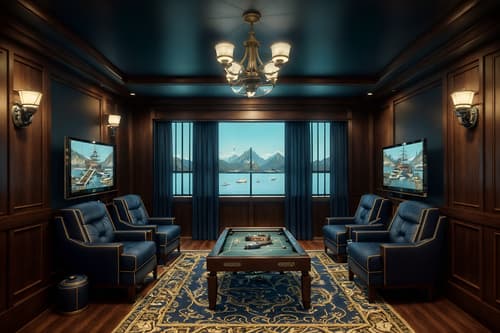 photo from pinterest of nautical-style interior designed (gaming room interior) . . cinematic photo, highly detailed, cinematic lighting, ultra-detailed, ultrarealistic, photorealism, 8k. trending on pinterest. nautical interior design style. masterpiece, cinematic light, ultrarealistic+, photorealistic+, 8k, raw photo, realistic, sharp focus on eyes, (symmetrical eyes), (intact eyes), hyperrealistic, highest quality, best quality, , highly detailed, masterpiece, best quality, extremely detailed 8k wallpaper, masterpiece, best quality, ultra-detailed, best shadow, detailed background, detailed face, detailed eyes, high contrast, best illumination, detailed face, dulux, caustic, dynamic angle, detailed glow. dramatic lighting. highly detailed, insanely detailed hair, symmetrical, intricate details, professionally retouched, 8k high definition. strong bokeh. award winning photo.