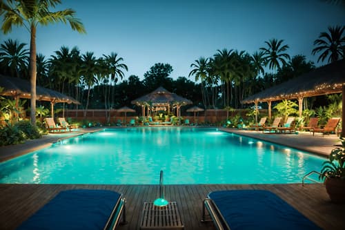 photo from pinterest of boho-chic-style designed (outdoor pool area ) with pool and pool lights and pool lounge chairs and pool. . . cinematic photo, highly detailed, cinematic lighting, ultra-detailed, ultrarealistic, photorealism, 8k. trending on pinterest. boho-chic design style. masterpiece, cinematic light, ultrarealistic+, photorealistic+, 8k, raw photo, realistic, sharp focus on eyes, (symmetrical eyes), (intact eyes), hyperrealistic, highest quality, best quality, , highly detailed, masterpiece, best quality, extremely detailed 8k wallpaper, masterpiece, best quality, ultra-detailed, best shadow, detailed background, detailed face, detailed eyes, high contrast, best illumination, detailed face, dulux, caustic, dynamic angle, detailed glow. dramatic lighting. highly detailed, insanely detailed hair, symmetrical, intricate details, professionally retouched, 8k high definition. strong bokeh. award winning photo.