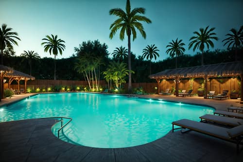 photo from pinterest of boho-chic-style designed (outdoor pool area ) with pool and pool lights and pool lounge chairs and pool. . . cinematic photo, highly detailed, cinematic lighting, ultra-detailed, ultrarealistic, photorealism, 8k. trending on pinterest. boho-chic design style. masterpiece, cinematic light, ultrarealistic+, photorealistic+, 8k, raw photo, realistic, sharp focus on eyes, (symmetrical eyes), (intact eyes), hyperrealistic, highest quality, best quality, , highly detailed, masterpiece, best quality, extremely detailed 8k wallpaper, masterpiece, best quality, ultra-detailed, best shadow, detailed background, detailed face, detailed eyes, high contrast, best illumination, detailed face, dulux, caustic, dynamic angle, detailed glow. dramatic lighting. highly detailed, insanely detailed hair, symmetrical, intricate details, professionally retouched, 8k high definition. strong bokeh. award winning photo.