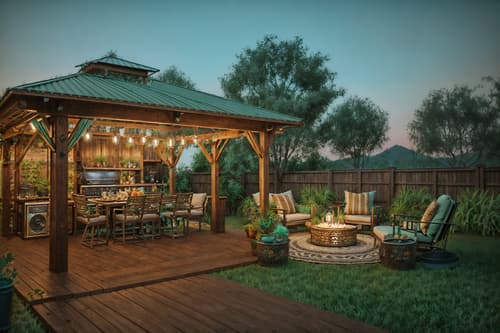 photo from pinterest of boho-chic-style designed (outdoor patio ) with barbeque or grill and deck with deck chairs and grass and plant and patio couch with pillows and barbeque or grill. . . cinematic photo, highly detailed, cinematic lighting, ultra-detailed, ultrarealistic, photorealism, 8k. trending on pinterest. boho-chic design style. masterpiece, cinematic light, ultrarealistic+, photorealistic+, 8k, raw photo, realistic, sharp focus on eyes, (symmetrical eyes), (intact eyes), hyperrealistic, highest quality, best quality, , highly detailed, masterpiece, best quality, extremely detailed 8k wallpaper, masterpiece, best quality, ultra-detailed, best shadow, detailed background, detailed face, detailed eyes, high contrast, best illumination, detailed face, dulux, caustic, dynamic angle, detailed glow. dramatic lighting. highly detailed, insanely detailed hair, symmetrical, intricate details, professionally retouched, 8k high definition. strong bokeh. award winning photo.