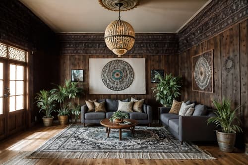 photo from pinterest of boho-chic-style interior designed (exhibition space interior) . . cinematic photo, highly detailed, cinematic lighting, ultra-detailed, ultrarealistic, photorealism, 8k. trending on pinterest. boho-chic interior design style. masterpiece, cinematic light, ultrarealistic+, photorealistic+, 8k, raw photo, realistic, sharp focus on eyes, (symmetrical eyes), (intact eyes), hyperrealistic, highest quality, best quality, , highly detailed, masterpiece, best quality, extremely detailed 8k wallpaper, masterpiece, best quality, ultra-detailed, best shadow, detailed background, detailed face, detailed eyes, high contrast, best illumination, detailed face, dulux, caustic, dynamic angle, detailed glow. dramatic lighting. highly detailed, insanely detailed hair, symmetrical, intricate details, professionally retouched, 8k high definition. strong bokeh. award winning photo.