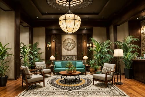 photo from pinterest of boho-chic-style interior designed (hotel lobby interior) with lounge chairs and check in desk and hanging lamps and furniture and coffee tables and sofas and rug and plant. . . cinematic photo, highly detailed, cinematic lighting, ultra-detailed, ultrarealistic, photorealism, 8k. trending on pinterest. boho-chic interior design style. masterpiece, cinematic light, ultrarealistic+, photorealistic+, 8k, raw photo, realistic, sharp focus on eyes, (symmetrical eyes), (intact eyes), hyperrealistic, highest quality, best quality, , highly detailed, masterpiece, best quality, extremely detailed 8k wallpaper, masterpiece, best quality, ultra-detailed, best shadow, detailed background, detailed face, detailed eyes, high contrast, best illumination, detailed face, dulux, caustic, dynamic angle, detailed glow. dramatic lighting. highly detailed, insanely detailed hair, symmetrical, intricate details, professionally retouched, 8k high definition. strong bokeh. award winning photo.