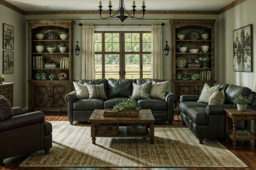 photo from pinterest of farmhouse-style interior designed (living room interior) with coffee tables and bookshelves and plant and occasional tables and furniture and televisions and chairs and sofa. . with . . cinematic photo, highly detailed, cinematic lighting, ultra-detailed, ultrarealistic, photorealism, 8k. trending on pinterest. farmhouse interior design style. masterpiece, cinematic light, ultrarealistic+, photorealistic+, 8k, raw photo, realistic, sharp focus on eyes, (symmetrical eyes), (intact eyes), hyperrealistic, highest quality, best quality, , highly detailed, masterpiece, best quality, extremely detailed 8k wallpaper, masterpiece, best quality, ultra-detailed, best shadow, detailed background, detailed face, detailed eyes, high contrast, best illumination, detailed face, dulux, caustic, dynamic angle, detailed glow. dramatic lighting. highly detailed, insanely detailed hair, symmetrical, intricate details, professionally retouched, 8k high definition. strong bokeh. award winning photo.