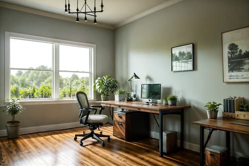 photo from pinterest of farmhouse-style interior designed (office interior) with windows and lounge chairs and plants and office chairs and computer desks and office desks and cabinets and desk lamps. . with . . cinematic photo, highly detailed, cinematic lighting, ultra-detailed, ultrarealistic, photorealism, 8k. trending on pinterest. farmhouse interior design style. masterpiece, cinematic light, ultrarealistic+, photorealistic+, 8k, raw photo, realistic, sharp focus on eyes, (symmetrical eyes), (intact eyes), hyperrealistic, highest quality, best quality, , highly detailed, masterpiece, best quality, extremely detailed 8k wallpaper, masterpiece, best quality, ultra-detailed, best shadow, detailed background, detailed face, detailed eyes, high contrast, best illumination, detailed face, dulux, caustic, dynamic angle, detailed glow. dramatic lighting. highly detailed, insanely detailed hair, symmetrical, intricate details, professionally retouched, 8k high definition. strong bokeh. award winning photo.