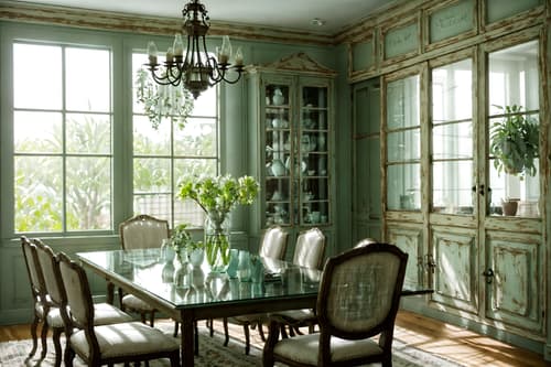 photo from pinterest of shabby chic-style interior designed (meeting room interior) with plant and glass doors and boardroom table and vase and cabinets and painting or photo on wall and glass walls and office chairs. . . cinematic photo, highly detailed, cinematic lighting, ultra-detailed, ultrarealistic, photorealism, 8k. trending on pinterest. shabby chic interior design style. masterpiece, cinematic light, ultrarealistic+, photorealistic+, 8k, raw photo, realistic, sharp focus on eyes, (symmetrical eyes), (intact eyes), hyperrealistic, highest quality, best quality, , highly detailed, masterpiece, best quality, extremely detailed 8k wallpaper, masterpiece, best quality, ultra-detailed, best shadow, detailed background, detailed face, detailed eyes, high contrast, best illumination, detailed face, dulux, caustic, dynamic angle, detailed glow. dramatic lighting. highly detailed, insanely detailed hair, symmetrical, intricate details, professionally retouched, 8k high definition. strong bokeh. award winning photo.