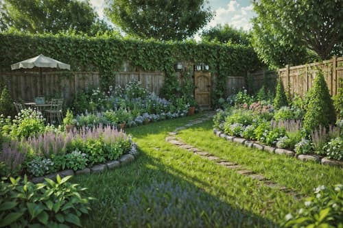 photo from pinterest of shabby chic-style designed (outdoor garden ) with garden tree and garden plants and grass and garden tree. . . cinematic photo, highly detailed, cinematic lighting, ultra-detailed, ultrarealistic, photorealism, 8k. trending on pinterest. shabby chic design style. masterpiece, cinematic light, ultrarealistic+, photorealistic+, 8k, raw photo, realistic, sharp focus on eyes, (symmetrical eyes), (intact eyes), hyperrealistic, highest quality, best quality, , highly detailed, masterpiece, best quality, extremely detailed 8k wallpaper, masterpiece, best quality, ultra-detailed, best shadow, detailed background, detailed face, detailed eyes, high contrast, best illumination, detailed face, dulux, caustic, dynamic angle, detailed glow. dramatic lighting. highly detailed, insanely detailed hair, symmetrical, intricate details, professionally retouched, 8k high definition. strong bokeh. award winning photo.
