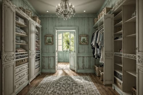 photo from pinterest of shabby chic-style interior designed (walk in closet interior) . . cinematic photo, highly detailed, cinematic lighting, ultra-detailed, ultrarealistic, photorealism, 8k. trending on pinterest. shabby chic interior design style. masterpiece, cinematic light, ultrarealistic+, photorealistic+, 8k, raw photo, realistic, sharp focus on eyes, (symmetrical eyes), (intact eyes), hyperrealistic, highest quality, best quality, , highly detailed, masterpiece, best quality, extremely detailed 8k wallpaper, masterpiece, best quality, ultra-detailed, best shadow, detailed background, detailed face, detailed eyes, high contrast, best illumination, detailed face, dulux, caustic, dynamic angle, detailed glow. dramatic lighting. highly detailed, insanely detailed hair, symmetrical, intricate details, professionally retouched, 8k high definition. strong bokeh. award winning photo.