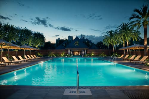 photo from pinterest of parisian-style designed (outdoor pool area ) with pool lounge chairs and pool and pool lights and pool lounge chairs. . . cinematic photo, highly detailed, cinematic lighting, ultra-detailed, ultrarealistic, photorealism, 8k. trending on pinterest. parisian design style. masterpiece, cinematic light, ultrarealistic+, photorealistic+, 8k, raw photo, realistic, sharp focus on eyes, (symmetrical eyes), (intact eyes), hyperrealistic, highest quality, best quality, , highly detailed, masterpiece, best quality, extremely detailed 8k wallpaper, masterpiece, best quality, ultra-detailed, best shadow, detailed background, detailed face, detailed eyes, high contrast, best illumination, detailed face, dulux, caustic, dynamic angle, detailed glow. dramatic lighting. highly detailed, insanely detailed hair, symmetrical, intricate details, professionally retouched, 8k high definition. strong bokeh. award winning photo.