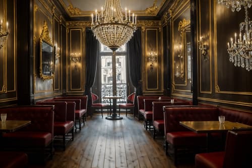 photo from pinterest of parisian-style interior designed (coffee shop interior) . . cinematic photo, highly detailed, cinematic lighting, ultra-detailed, ultrarealistic, photorealism, 8k. trending on pinterest. parisian interior design style. masterpiece, cinematic light, ultrarealistic+, photorealistic+, 8k, raw photo, realistic, sharp focus on eyes, (symmetrical eyes), (intact eyes), hyperrealistic, highest quality, best quality, , highly detailed, masterpiece, best quality, extremely detailed 8k wallpaper, masterpiece, best quality, ultra-detailed, best shadow, detailed background, detailed face, detailed eyes, high contrast, best illumination, detailed face, dulux, caustic, dynamic angle, detailed glow. dramatic lighting. highly detailed, insanely detailed hair, symmetrical, intricate details, professionally retouched, 8k high definition. strong bokeh. award winning photo.