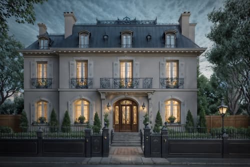 photo from pinterest of parisian-style exterior designed (house exterior exterior) . . cinematic photo, highly detailed, cinematic lighting, ultra-detailed, ultrarealistic, photorealism, 8k. trending on pinterest. parisian exterior design style. masterpiece, cinematic light, ultrarealistic+, photorealistic+, 8k, raw photo, realistic, sharp focus on eyes, (symmetrical eyes), (intact eyes), hyperrealistic, highest quality, best quality, , highly detailed, masterpiece, best quality, extremely detailed 8k wallpaper, masterpiece, best quality, ultra-detailed, best shadow, detailed background, detailed face, detailed eyes, high contrast, best illumination, detailed face, dulux, caustic, dynamic angle, detailed glow. dramatic lighting. highly detailed, insanely detailed hair, symmetrical, intricate details, professionally retouched, 8k high definition. strong bokeh. award winning photo.