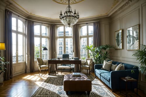 photo from pinterest of parisian-style interior designed (office interior) with office desks and seating area with sofa and windows and desk lamps and cabinets and plants and office chairs and computer desks. . . cinematic photo, highly detailed, cinematic lighting, ultra-detailed, ultrarealistic, photorealism, 8k. trending on pinterest. parisian interior design style. masterpiece, cinematic light, ultrarealistic+, photorealistic+, 8k, raw photo, realistic, sharp focus on eyes, (symmetrical eyes), (intact eyes), hyperrealistic, highest quality, best quality, , highly detailed, masterpiece, best quality, extremely detailed 8k wallpaper, masterpiece, best quality, ultra-detailed, best shadow, detailed background, detailed face, detailed eyes, high contrast, best illumination, detailed face, dulux, caustic, dynamic angle, detailed glow. dramatic lighting. highly detailed, insanely detailed hair, symmetrical, intricate details, professionally retouched, 8k high definition. strong bokeh. award winning photo.