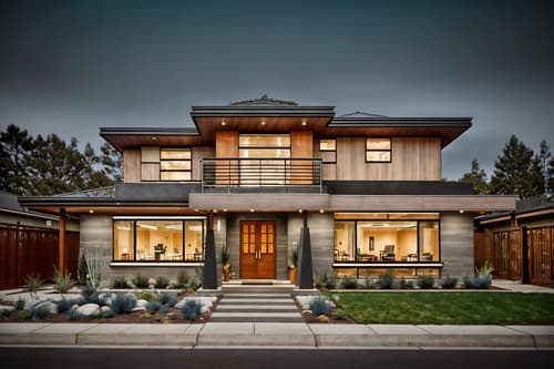 photo from pinterest of midcentury modern-style exterior designed (house exterior exterior) . with muted tones and wood pendant light mid century modern chandelier and clean lines and vibrant colors and graphic shapes and minimalist and integrating indoor and outdoor motifs and organic and geometric shapes. . cinematic photo, highly detailed, cinematic lighting, ultra-detailed, ultrarealistic, photorealism, 8k. trending on pinterest. midcentury modern exterior design style. masterpiece, cinematic light, ultrarealistic+, photorealistic+, 8k, raw photo, realistic, sharp focus on eyes, (symmetrical eyes), (intact eyes), hyperrealistic, highest quality, best quality, , highly detailed, masterpiece, best quality, extremely detailed 8k wallpaper, masterpiece, best quality, ultra-detailed, best shadow, detailed background, detailed face, detailed eyes, high contrast, best illumination, detailed face, dulux, caustic, dynamic angle, detailed glow. dramatic lighting. highly detailed, insanely detailed hair, symmetrical, intricate details, professionally retouched, 8k high definition. strong bokeh. award winning photo.