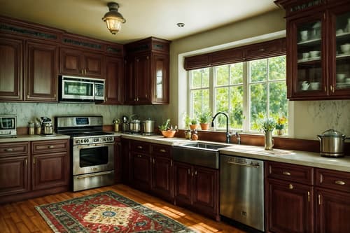 photo from pinterest of vintage-style interior designed (kitchen living combo interior) with worktops and sink and furniture and refrigerator and sofa and televisions and rug and bookshelves. . with . . cinematic photo, highly detailed, cinematic lighting, ultra-detailed, ultrarealistic, photorealism, 8k. trending on pinterest. vintage interior design style. masterpiece, cinematic light, ultrarealistic+, photorealistic+, 8k, raw photo, realistic, sharp focus on eyes, (symmetrical eyes), (intact eyes), hyperrealistic, highest quality, best quality, , highly detailed, masterpiece, best quality, extremely detailed 8k wallpaper, masterpiece, best quality, ultra-detailed, best shadow, detailed background, detailed face, detailed eyes, high contrast, best illumination, detailed face, dulux, caustic, dynamic angle, detailed glow. dramatic lighting. highly detailed, insanely detailed hair, symmetrical, intricate details, professionally retouched, 8k high definition. strong bokeh. award winning photo.