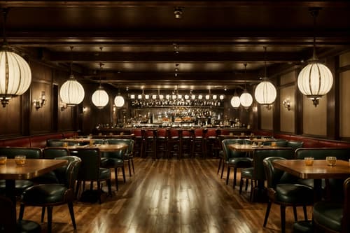 photo from pinterest of vintage-style interior designed (restaurant interior) with restaurant dining tables and restaurant decor and restaurant chairs and restaurant bar and restaurant dining tables. . with . . cinematic photo, highly detailed, cinematic lighting, ultra-detailed, ultrarealistic, photorealism, 8k. trending on pinterest. vintage interior design style. masterpiece, cinematic light, ultrarealistic+, photorealistic+, 8k, raw photo, realistic, sharp focus on eyes, (symmetrical eyes), (intact eyes), hyperrealistic, highest quality, best quality, , highly detailed, masterpiece, best quality, extremely detailed 8k wallpaper, masterpiece, best quality, ultra-detailed, best shadow, detailed background, detailed face, detailed eyes, high contrast, best illumination, detailed face, dulux, caustic, dynamic angle, detailed glow. dramatic lighting. highly detailed, insanely detailed hair, symmetrical, intricate details, professionally retouched, 8k high definition. strong bokeh. award winning photo.