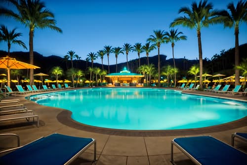 photo from pinterest of art deco-style designed (outdoor pool area ) with pool lights and pool and pool lounge chairs and pool lights. . with stream-lined forms and bright and cheerful colors and smooth lines and rich colors and exuberant shapes and abstract patterns and angular shapes and glamour. . cinematic photo, highly detailed, cinematic lighting, ultra-detailed, ultrarealistic, photorealism, 8k. trending on pinterest. art deco design style. masterpiece, cinematic light, ultrarealistic+, photorealistic+, 8k, raw photo, realistic, sharp focus on eyes, (symmetrical eyes), (intact eyes), hyperrealistic, highest quality, best quality, , highly detailed, masterpiece, best quality, extremely detailed 8k wallpaper, masterpiece, best quality, ultra-detailed, best shadow, detailed background, detailed face, detailed eyes, high contrast, best illumination, detailed face, dulux, caustic, dynamic angle, detailed glow. dramatic lighting. highly detailed, insanely detailed hair, symmetrical, intricate details, professionally retouched, 8k high definition. strong bokeh. award winning photo.