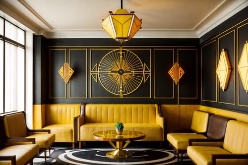 photo from pinterest of art deco-style interior designed (coffee shop interior) . with smooth lines and abstract patterns and symmetrical designs and bold geometry and bright and cheerful colors and exuberant shapes and geometric lines and angular shapes. . cinematic photo, highly detailed, cinematic lighting, ultra-detailed, ultrarealistic, photorealism, 8k. trending on pinterest. art deco interior design style. masterpiece, cinematic light, ultrarealistic+, photorealistic+, 8k, raw photo, realistic, sharp focus on eyes, (symmetrical eyes), (intact eyes), hyperrealistic, highest quality, best quality, , highly detailed, masterpiece, best quality, extremely detailed 8k wallpaper, masterpiece, best quality, ultra-detailed, best shadow, detailed background, detailed face, detailed eyes, high contrast, best illumination, detailed face, dulux, caustic, dynamic angle, detailed glow. dramatic lighting. highly detailed, insanely detailed hair, symmetrical, intricate details, professionally retouched, 8k high definition. strong bokeh. award winning photo.