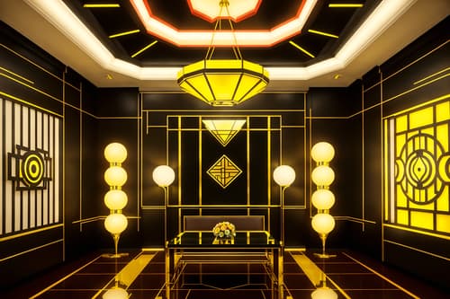 photo from pinterest of art deco-style interior designed (exhibition space interior) . with glamour and bold geometry and decadent detail and exuberant shapes and bright and cheerful colors and symmetrical designs and geometric lines and luxury. . cinematic photo, highly detailed, cinematic lighting, ultra-detailed, ultrarealistic, photorealism, 8k. trending on pinterest. art deco interior design style. masterpiece, cinematic light, ultrarealistic+, photorealistic+, 8k, raw photo, realistic, sharp focus on eyes, (symmetrical eyes), (intact eyes), hyperrealistic, highest quality, best quality, , highly detailed, masterpiece, best quality, extremely detailed 8k wallpaper, masterpiece, best quality, ultra-detailed, best shadow, detailed background, detailed face, detailed eyes, high contrast, best illumination, detailed face, dulux, caustic, dynamic angle, detailed glow. dramatic lighting. highly detailed, insanely detailed hair, symmetrical, intricate details, professionally retouched, 8k high definition. strong bokeh. award winning photo.