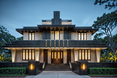 photo from pinterest of art deco-style exterior designed (house exterior exterior) . with rich colors and angular shapes and geometric shapes and bold geometry and stream-lined forms and glamour and abstract patterns and geometric lines. . cinematic photo, highly detailed, cinematic lighting, ultra-detailed, ultrarealistic, photorealism, 8k. trending on pinterest. art deco exterior design style. masterpiece, cinematic light, ultrarealistic+, photorealistic+, 8k, raw photo, realistic, sharp focus on eyes, (symmetrical eyes), (intact eyes), hyperrealistic, highest quality, best quality, , highly detailed, masterpiece, best quality, extremely detailed 8k wallpaper, masterpiece, best quality, ultra-detailed, best shadow, detailed background, detailed face, detailed eyes, high contrast, best illumination, detailed face, dulux, caustic, dynamic angle, detailed glow. dramatic lighting. highly detailed, insanely detailed hair, symmetrical, intricate details, professionally retouched, 8k high definition. strong bokeh. award winning photo.