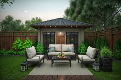 photo from pinterest of simple-style designed (outdoor patio ) with barbeque or grill and plant and patio couch with pillows and grass and deck with deck chairs and barbeque or grill. . . cinematic photo, highly detailed, cinematic lighting, ultra-detailed, ultrarealistic, photorealism, 8k. trending on pinterest. simple design style. masterpiece, cinematic light, ultrarealistic+, photorealistic+, 8k, raw photo, realistic, sharp focus on eyes, (symmetrical eyes), (intact eyes), hyperrealistic, highest quality, best quality, , highly detailed, masterpiece, best quality, extremely detailed 8k wallpaper, masterpiece, best quality, ultra-detailed, best shadow, detailed background, detailed face, detailed eyes, high contrast, best illumination, detailed face, dulux, caustic, dynamic angle, detailed glow. dramatic lighting. highly detailed, insanely detailed hair, symmetrical, intricate details, professionally retouched, 8k high definition. strong bokeh. award winning photo.